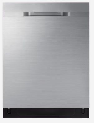 Photo 1 of Samsung StormWash Top Control 24-in Built-In Dishwasher With Third Rack (Fingerprint Resistant Stainless Steel) MODEL #: DW80R5060US SERIAL #: B090G8DW31051H