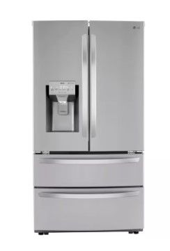 Photo 1 of 28 cu ft. Smart Double Freezer Refrigerator with Craft Ice™ MODEL #: LRMXS2806S SERIAL #: 307KRVQKU271