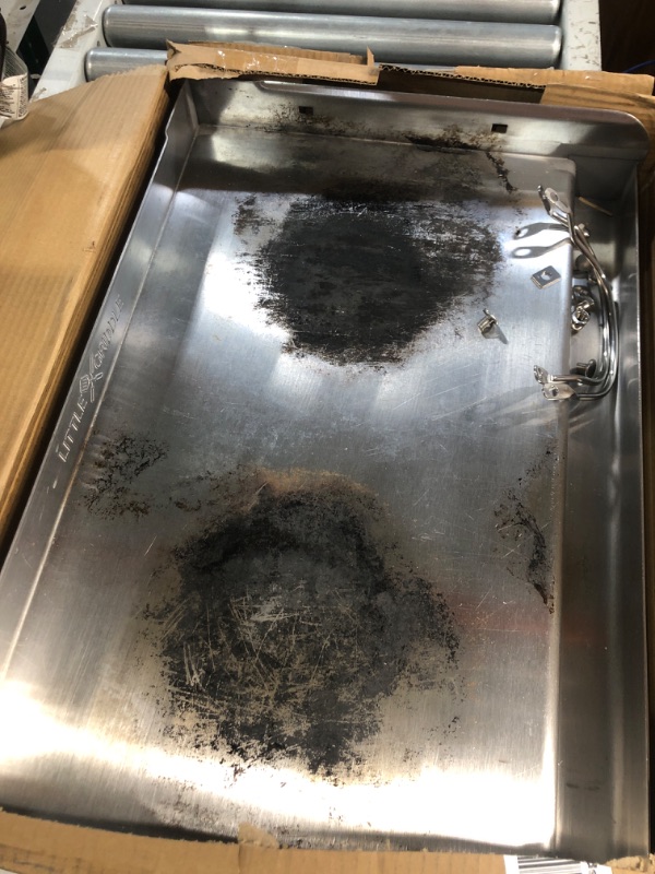 Photo 3 of ***HEAVILY USED AND DIRTY***
LITTLE GRIDDLE griddle-Q GQ230 100% Stainless Steel Professional Quality Griddle (25"x16"x6.5")