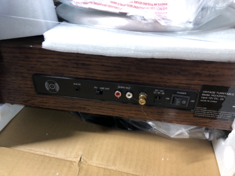 Photo 1 of Turntable Record Player with Built-in Speakers