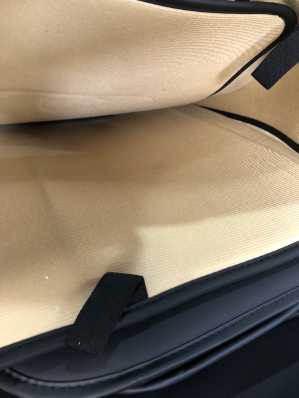 Photo 3 of AOOG Leather Car Seat Covers, Leatherette Automotive Vehicle Cushion Cover for Cars