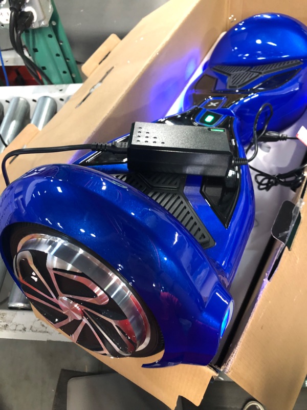 Photo 1 of *USED* TURNS ON ONLY WHILE PLUGGED IN* Hover-1 H1 Hoverboard Electric Scooter Blue