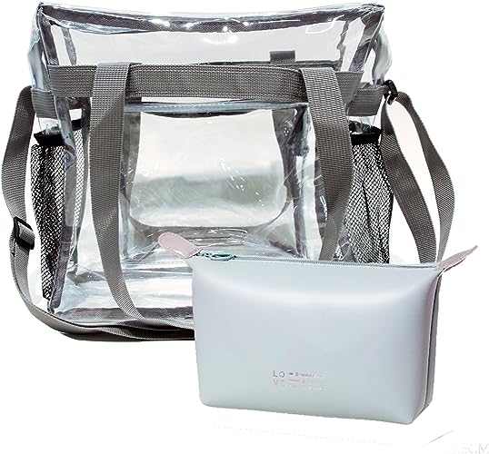 Photo 1 of Clear Purse for Women with Cosmetic Bags/Clear Stadium Bag