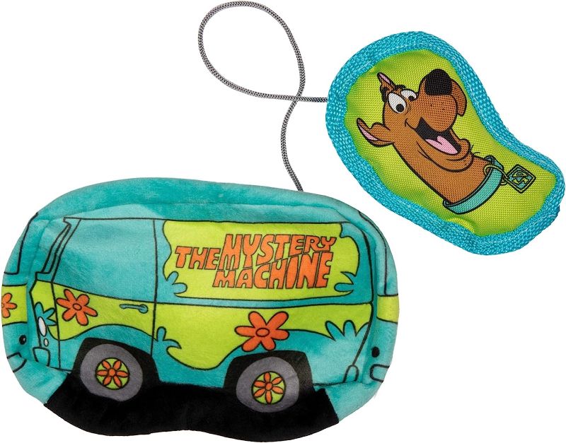 Photo 1 of 2 PK ASSORTED Scooby-Doo for Pets Mystery Machine Burrow Dog Fabric Toy + SNAIL TOY