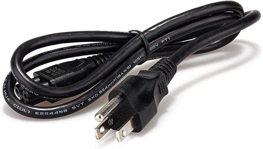 Photo 1 of 2PK 3 Prong AC Power Cord Cable (1m) for 40AY