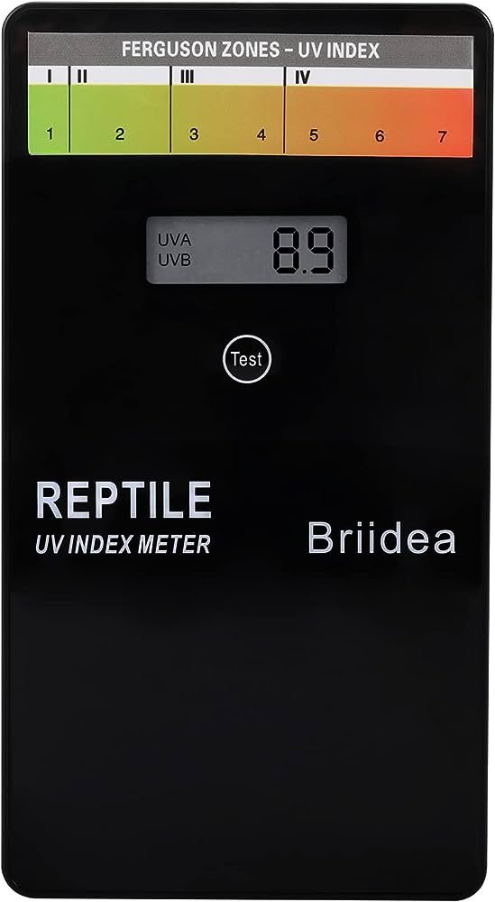 Photo 1 of Reptile U/V Meter, Briidea U/V/B Index Meter, Measures 240-370nm