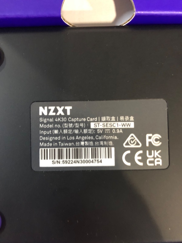 Photo 3 of NZXT Signal 4K30 Full HD USB Capture Card