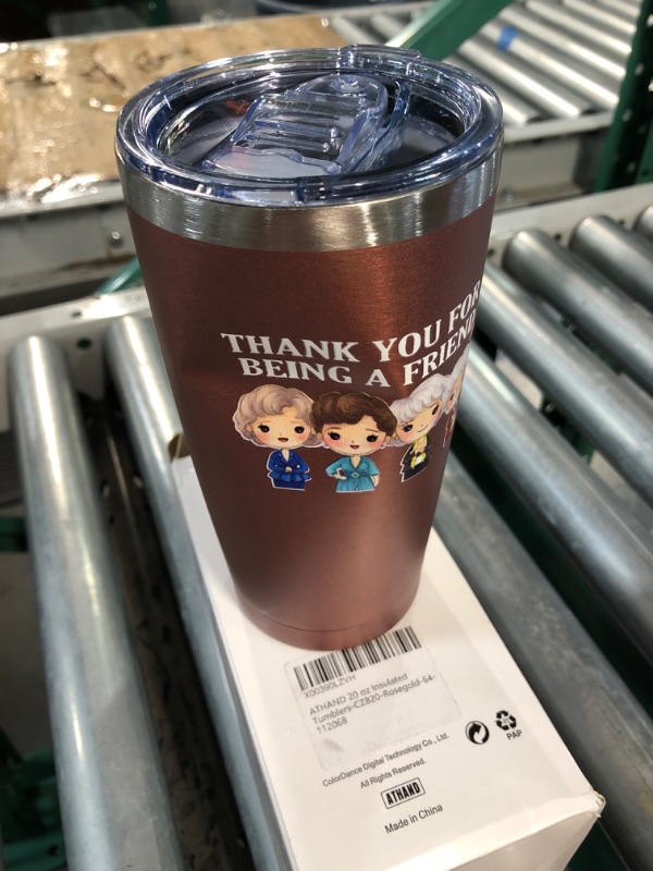 Photo 2 of **DAMAGED** Thank You for Being A Friend Mug Gifts Rosegold