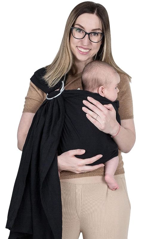 Photo 1 of Baby Sling and Ring Sling 100% Cotton Muslin Infant Carrier, Ring Sling Baby Carrier