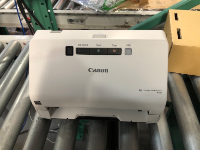 Photo 2 of Canon imageFORMULA R40 Office Document Scanner For PC and Mac, Color Duplex Scanning, Easy Setup For Office Or Home Use, Includes Scanning Software R40 Document Scanner