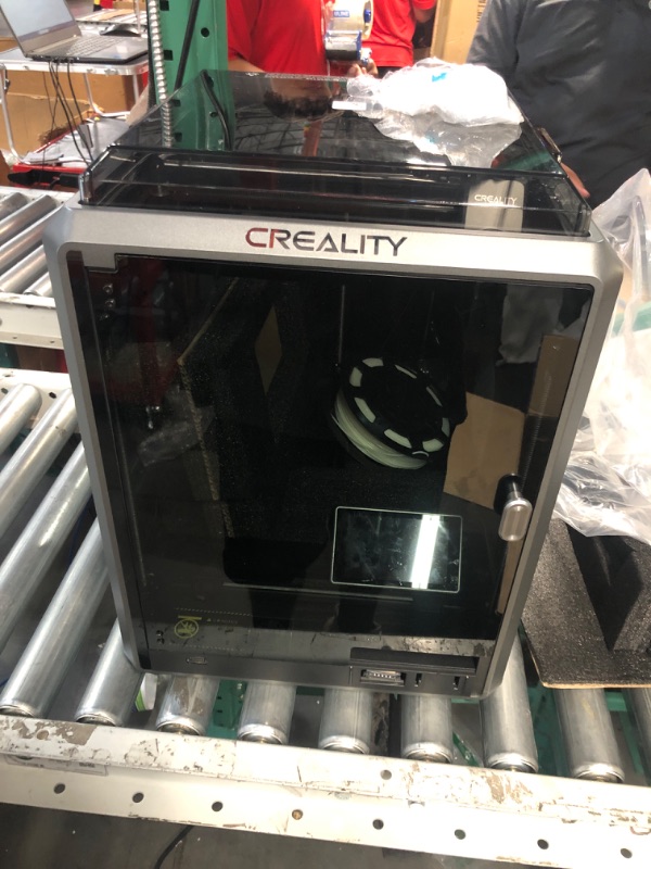 Photo 2 of Official Creality K1 3D Printer - 600 mm/s High-Speed, Upgraded 0.1 mm Smooth Detail, Auto Leveling, Dual Fans Cooler, Straight Out of The Box for Beginners, Printing Size 8.66x8.66x9.84 inch unable to test