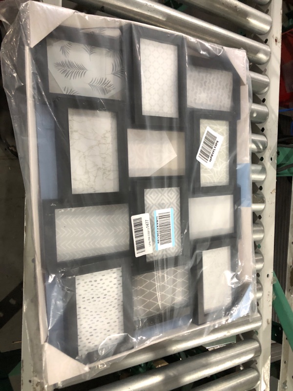 Photo 1 of SONGMICS Collage Picture Frames, 4x6 Picture Frames Collage for Wall Decor Set of 12, Multi Family Photo Frame for Gallery Decor, Hanging Display, Assembly Required, Black