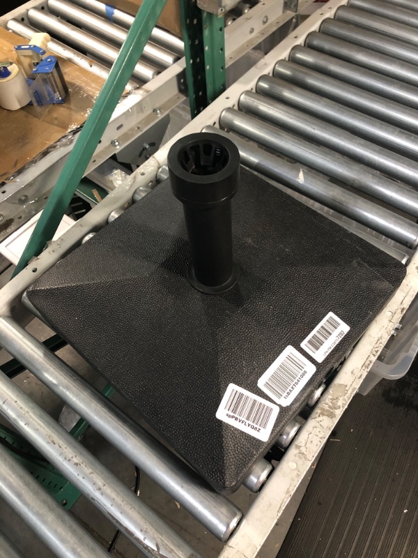 Photo 1 of **SEE NOTES**
C-Hopetree 64 lb Heavy Duty Water Fillable Base Stand Square, Black