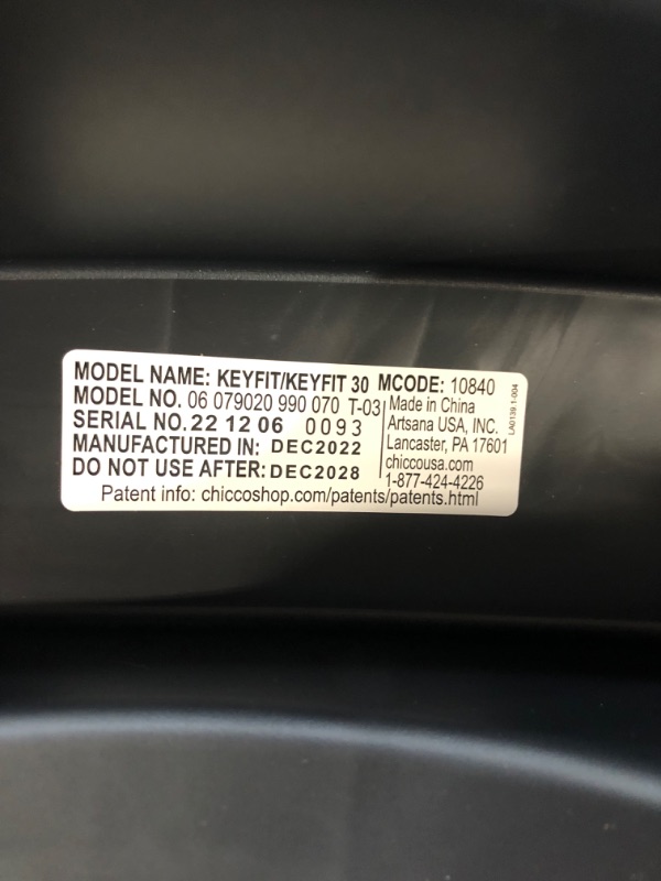 Photo 2 of Chicco KeyFit Infant Car Seat Base - Anthracite