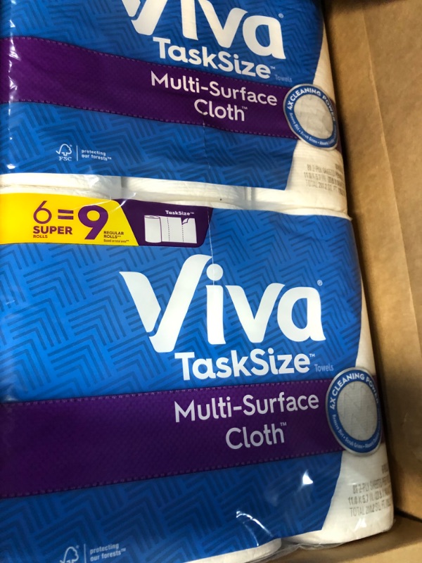 Photo 2 of PACL OF 2 6 Rolls Viva Signature Cloth Paper Towels, Choose-A-Sheet- 50.0 EACH x 6 Pack - LISTED BY 442LORIMAR INC