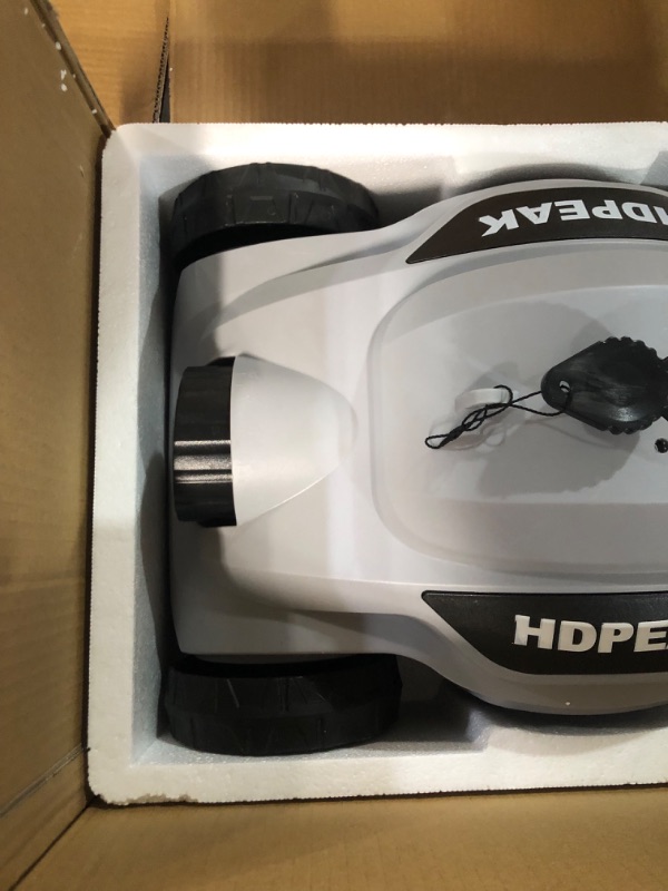 Photo 2 of **PARTS ONLY, NON-FUNCTIONAL** Cordless Robotic Pool Cleaner, HDPEAK Pool Vacuum Lasts 110 Mins, Auto-Parking, Rechargeable, Automatic Cordless Pool Vacuum