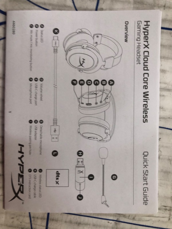 Photo 2 of HyperX Cloud Core – Wireless Gaming Headset for PC, DTS Headphone:X Spatial Audio