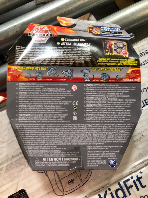 Photo 1 of Bakugan Starter Pack 3-Pack, Fenneca Ultra, Geogan Rising Collectible Action Figures, Kids Toys for Boys