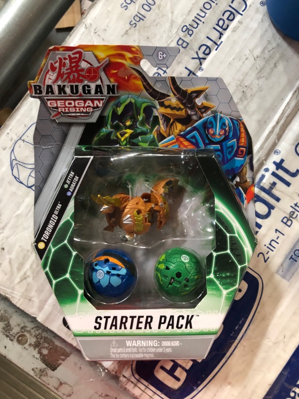 Photo 4 of Bakugan Starter Pack 3-Pack, Fenneca Ultra, Geogan Rising Collectible Action Figures, Kids Toys for Boys