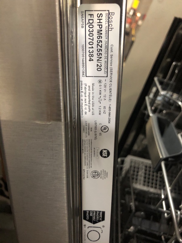 Photo 14 of [READ NOTES]
500 Series Dishwasher 24'' Stainless steel