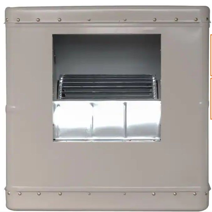 Photo 1 of *MAJOR DENTS SEE NOTES*
4600 CFM Side-Draft Wall/Roof Evaporative Cooler for 1700 sq. ft. (Motor Not Included)