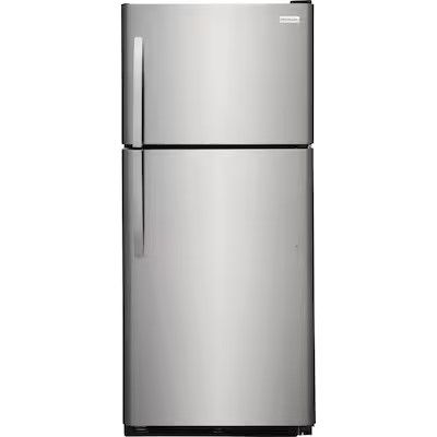 Photo 1 of **DAMAGED**30 in. 20.4 cu. ft. Top Freezer Refrigerator in Stainless Steel