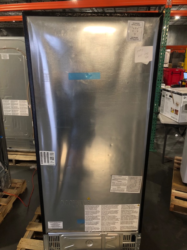 Photo 8 of **DAMAGED**30 in. 20.4 cu. ft. Top Freezer Refrigerator in Stainless Steel