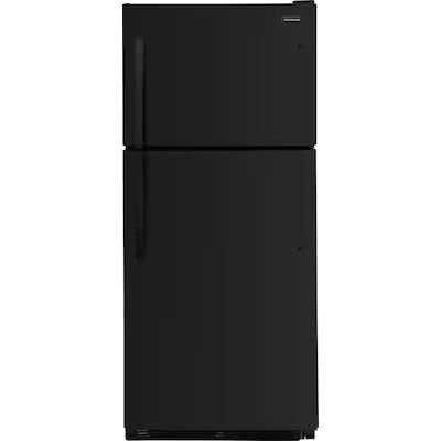 Photo 1 of Frigidaire 20.5-cu ft Top-Freezer Refrigerator (Black)