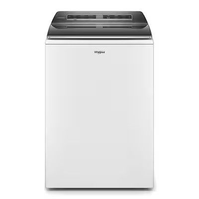 Photo 1 of hirlpool Smart Capable w/Load and Go 5.3-cu ft High Efficiency Impeller and Agitator Smart Top-Load Washer (White) ENERGY STAR