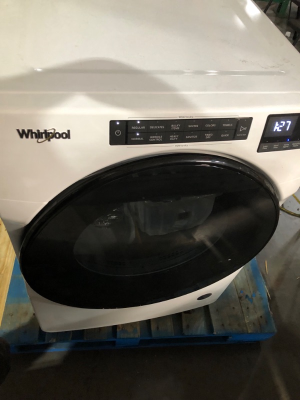 Photo 5 of Whirlpool 4.5-cu ft High Efficiency Stackable Steam Cycle Front-Load Washer (White) ENERGY STAR