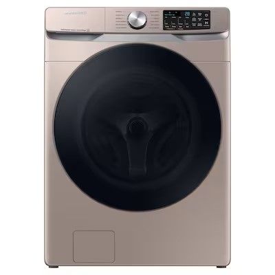 Photo 1 of Samsung 4.5-cu ft High Efficiency Stackable Steam Cycle Smart Front-Load Washer (Champagne) ENERGY STAR