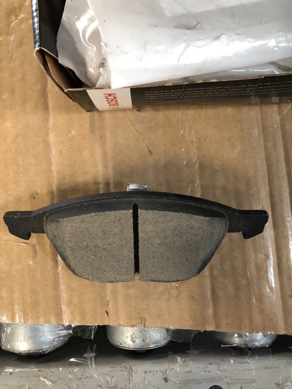 Photo 3 of (SLIGHTLY USED)BOSCH BC1044 QuietCast Premium Ceramic Disc Brake Pad Set - Compatible With Select Ford C-Max, Escape, EcoSport, Focus; Mazda 3, 3 Sport, 5; Volvo C30, C70, S40, V50; FRONT