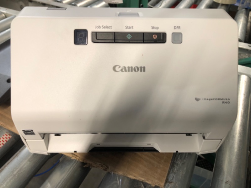 Photo 3 of Canon imageFORMULA R40 Office Document Scanner For PC and Mac, Color Duplex Scanning, Includes Scanning Software R40 Document Scanner