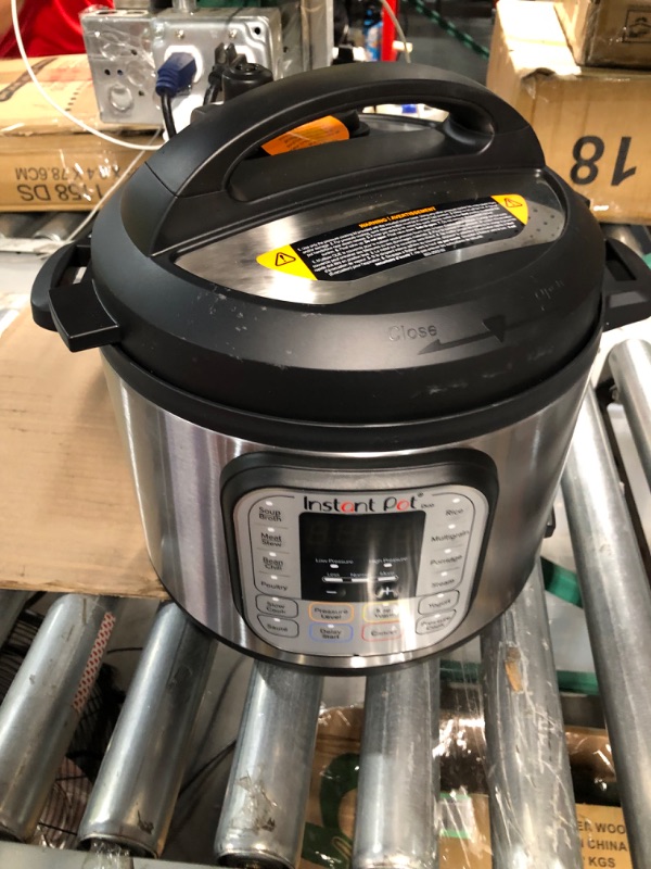 Photo 3 of (HAS A DENT IN THE BACK) - Instant Pot Duo 7-in-1 Electric Pressure Cooker, Slow Cooker, - 6 Quart 6QT Duo Pressure Cooker