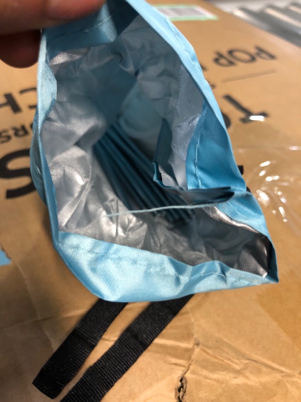 Photo 1 of (BAG IS TORN) - TOBTOS UPF 50+ Pop Up Beach Tent, Beach Umbrella, Automatic Sun Shelter 3-4 People UV Protection Portable Sunshade