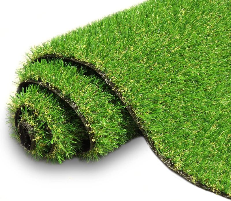Photo 1 of (STOCK PHOTO FOR SAMPLE) - AYOHA Artificial Turf Grass 5' x 8' with Drainage, 0.8 Inch Realistic Fake Grass