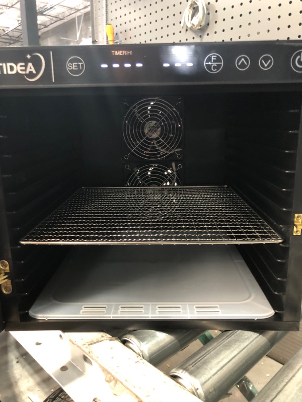 Photo 1 of KITIDEA Food Dehydrator, 9 Stainless Steel Trays Dehydrator for Food and Jerky, Herbs, Veggies, Fruits, 1000W Electric Food Dryer Machine with Digital Temperature and Timer, Recipe Book Included