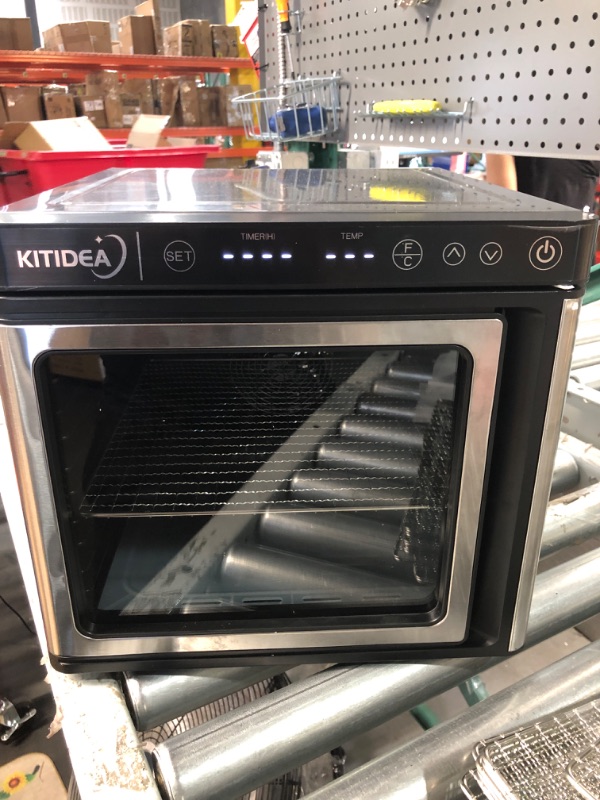 Photo 1 of KITIDEA Food Dehydrator, 9 Stainless Steel Trays Dehydrator for Food and Jerky, Herbs, Veggies, Fruits, 1000W Electric Food Dryer Machine with Digital Temperature and Timer, Recipe Book Included