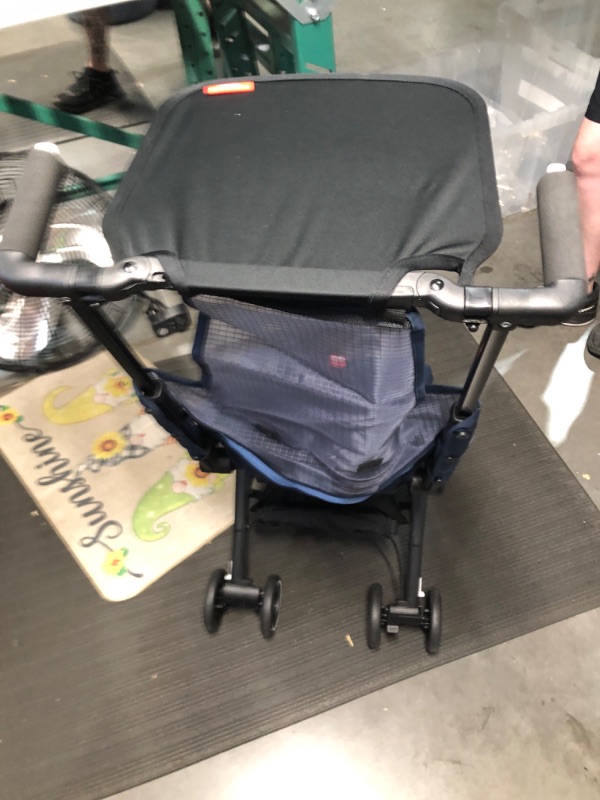 Photo 4 of * SEE NOTES * gb Pockit Air All Terrain Ultra Compact Lightweight Travel Stroller with Breathable Fabric in Night Blue , 28x17.5x39.8 Inch (Pack of 1) Night Blue Pockit Air