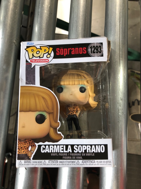 Photo 2 of Carmela Sorprano: P?o?p?! TV Vinyl Figurine Bundle with 1 Compatible 'ToysDiva' Graphic Protector (1293-59292 - B)