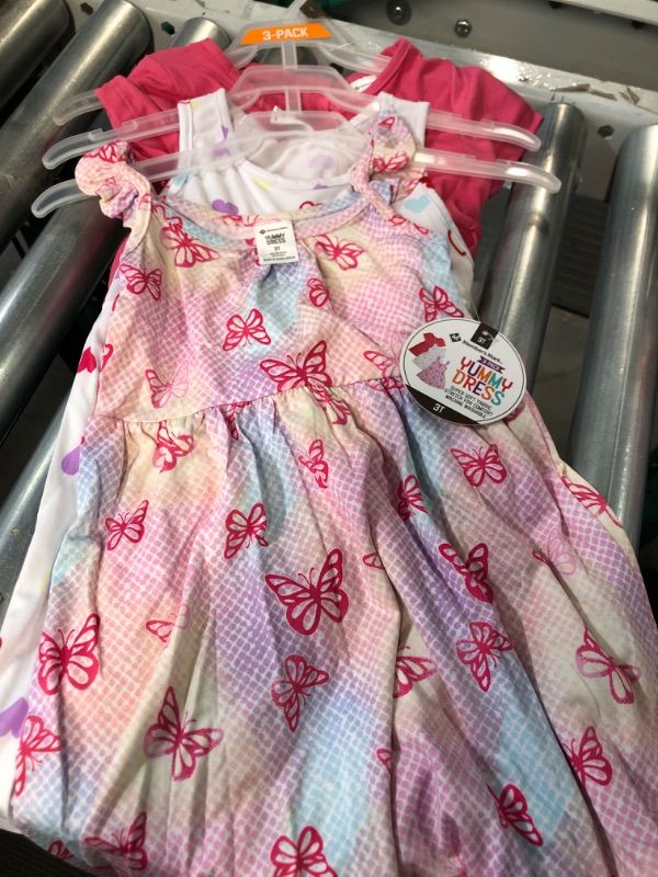 Photo 1 of MEMBERS MARK 3 PACK YUMMY DRESS 3T 