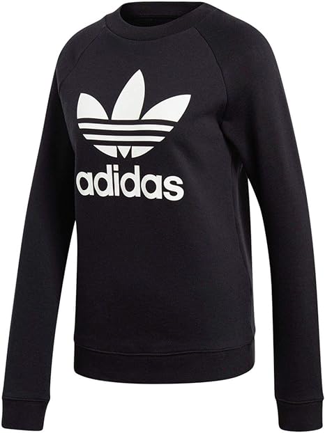 Photo 1 of *STOCK PHOTO AS REF SEE PHOTOS adidas Originals womens Crewneck Sweatshirt, Black,