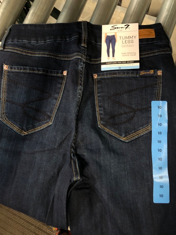 Photo 1 of *STOCK PHOTO AS REF - SEE PHOTOS * Seven7 Women's High Rise Tummyless Skinny Jean SIZE 10
