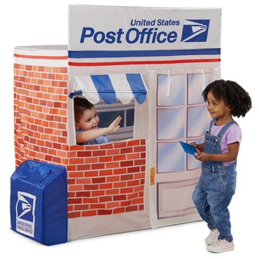 Photo 1 of *USED SEE PHOTOS* USPS POST OFFICE KIDS PLAY TENT 