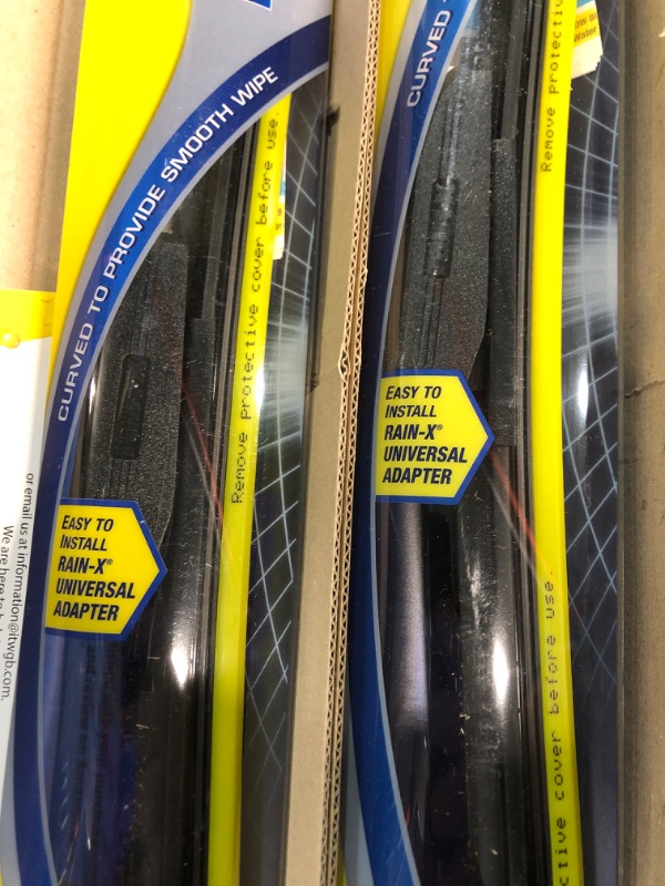 Photo 4 of Rain-X Latitude 2-In-1 Water Repellent Wiper Blades, 24" and 19" Windshield Wipers (Pack Of 2)