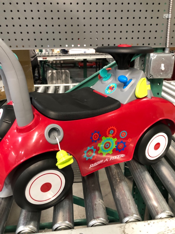 Photo 1 of *USED SEE PHOTOS* Radio Flyer Busy Buggy, Sit to Stand Toddler Ride On Toy, Ages 1-3, Red Kids Ride On Toy