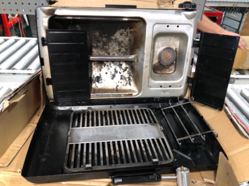 Photo 4 of *SEE NOTES* Coleman Gas Camping Grill/Stove | Tabletop Propane 2 in 1 Grill/Stove, 2 Burner