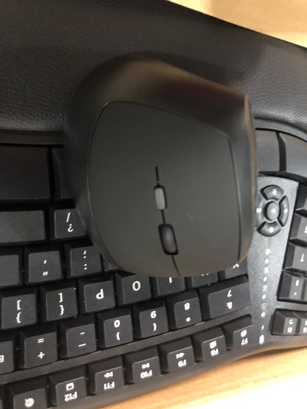 Photo 2 of MEETION Ergonomic Wireless Keyboard and Mouse, Ergo Keyboard with Vertical Mouse, Split Keyboard 