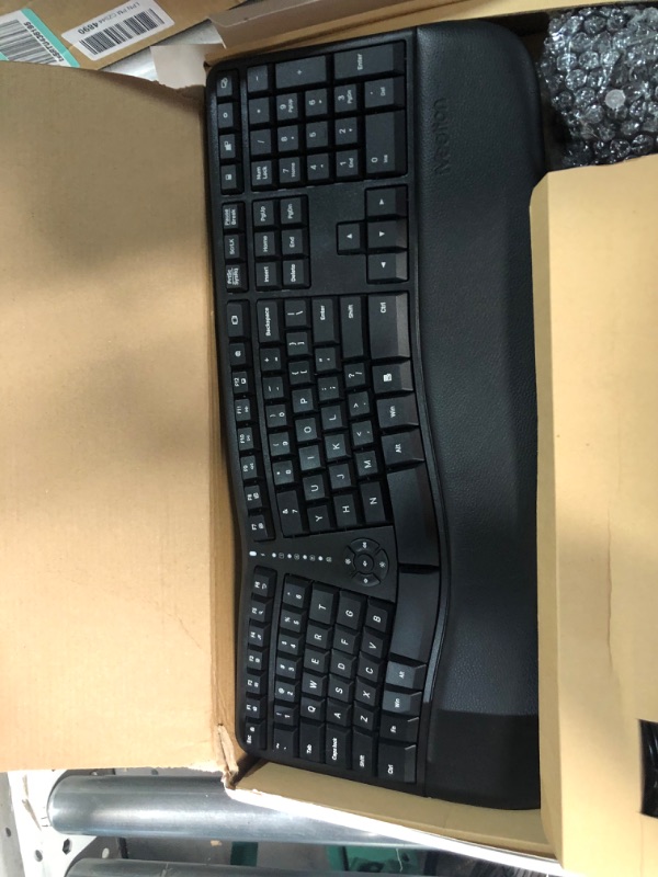 Photo 4 of MEETION Ergonomic Wireless Keyboard and Mouse, Ergo Keyboard with Vertical Mouse, Split Keyboard 