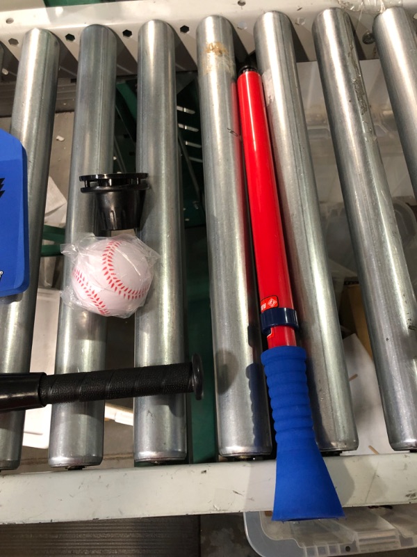 Photo 1 of *MISSING PIECES*
Franklin Sports MLB Adjust-A-Hit T-Ball Set Blue/Red, 5 - 18 years